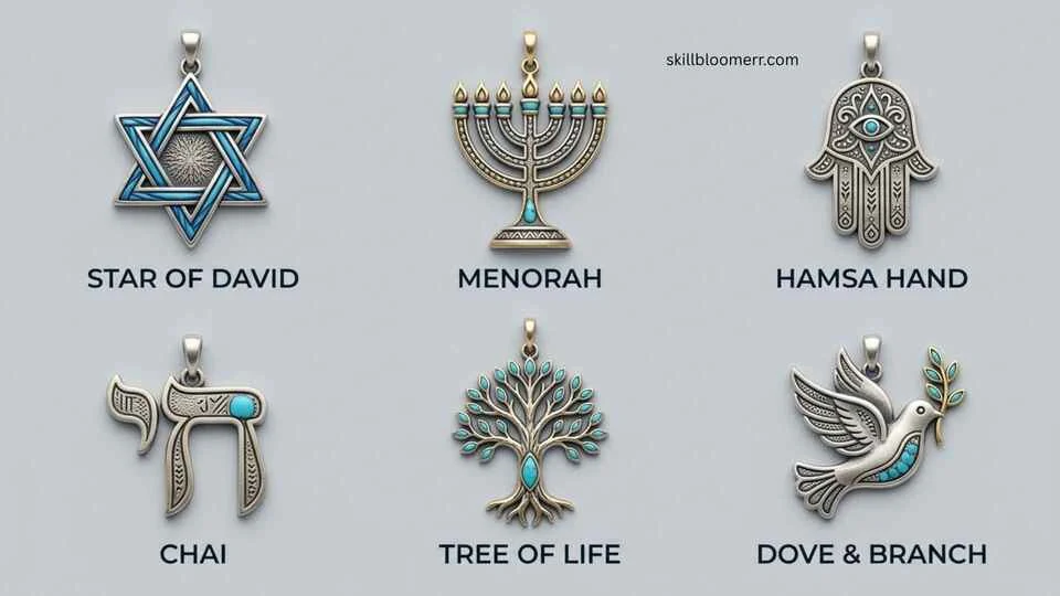 jewish necklace symbols