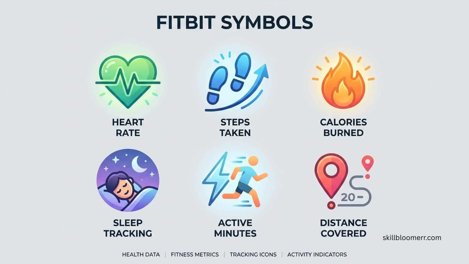 fitbit symbols