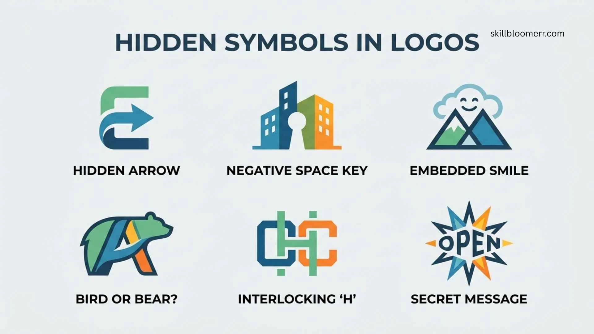 hidden symbols in logos